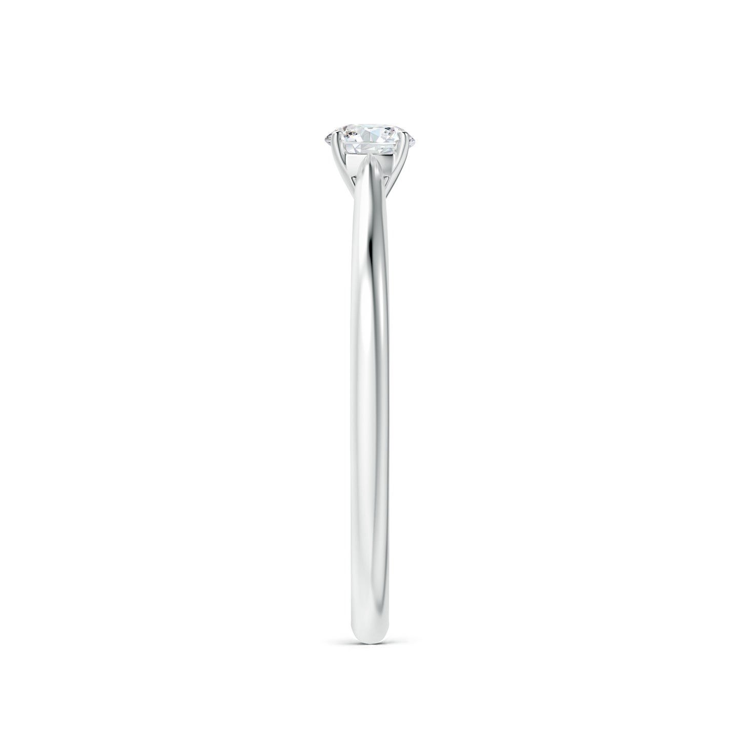 0.1CT round ring white