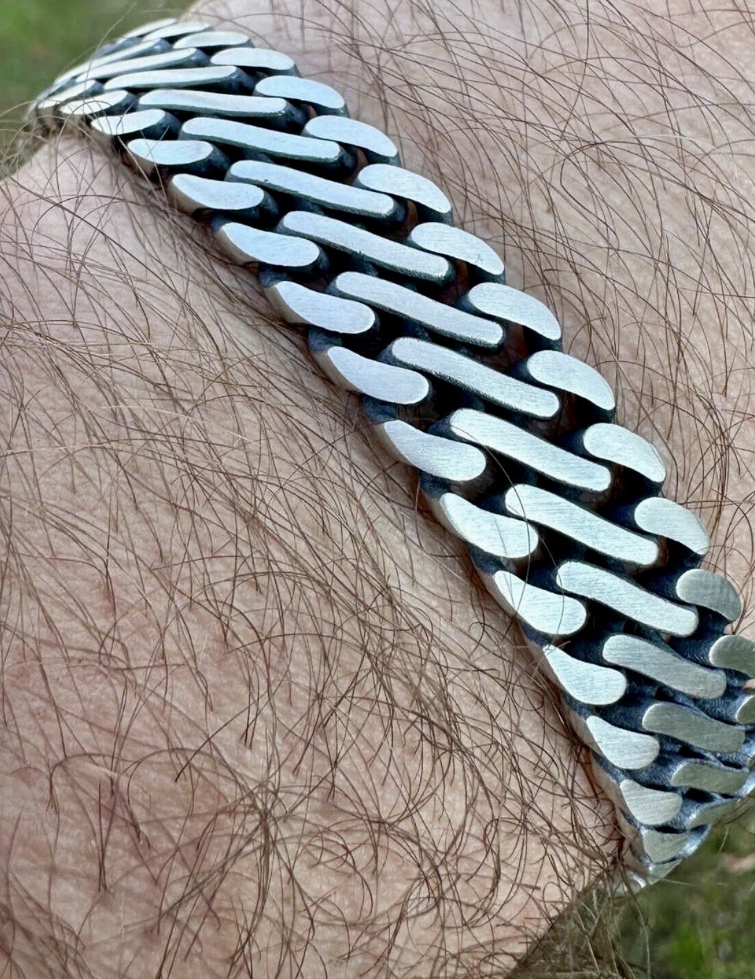 925 Sterling Silver Double Link Miami Cuban Bracelet with Box Lock Clasp