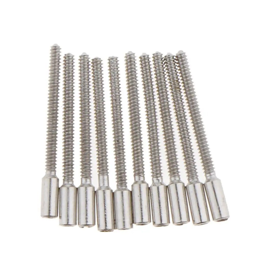 10pcs Watch Crown Stem Extensions 0.9mm Thread Repair Extender Kit