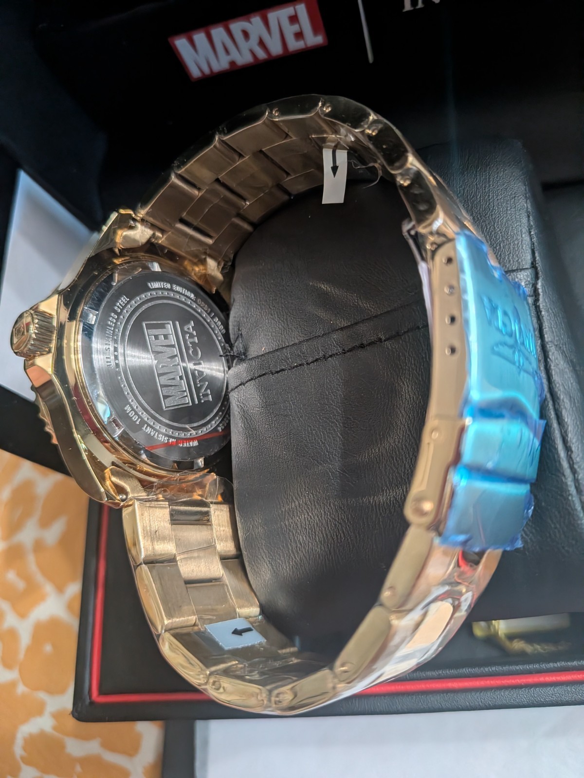 Invicta Marvel Punisher Men’s Watch – 44mm, Gold (29694)
