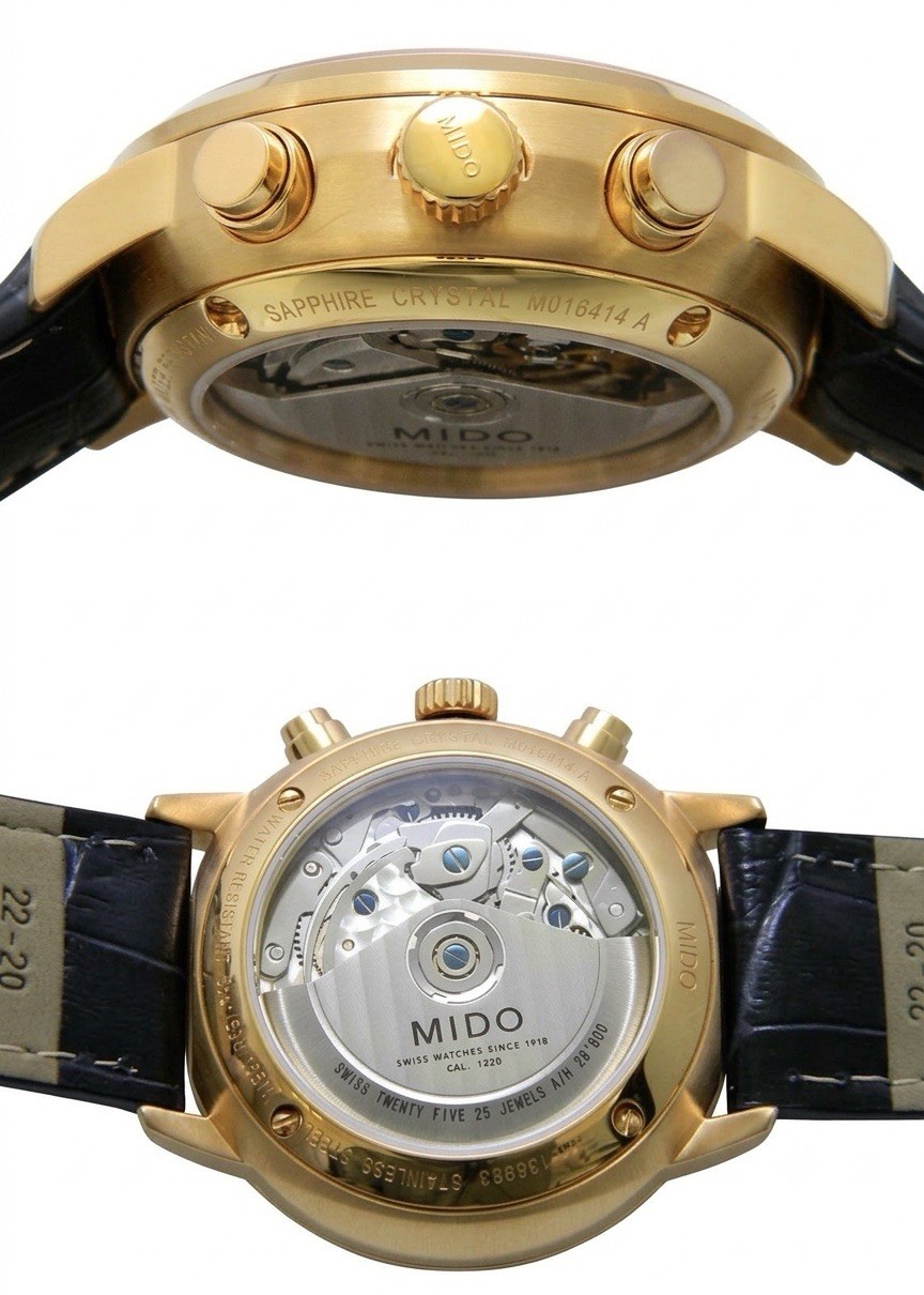 FedEx:Vintage MIDO Commander II Chronograph 42.5mm Rose Gold M016.414.36.031.59