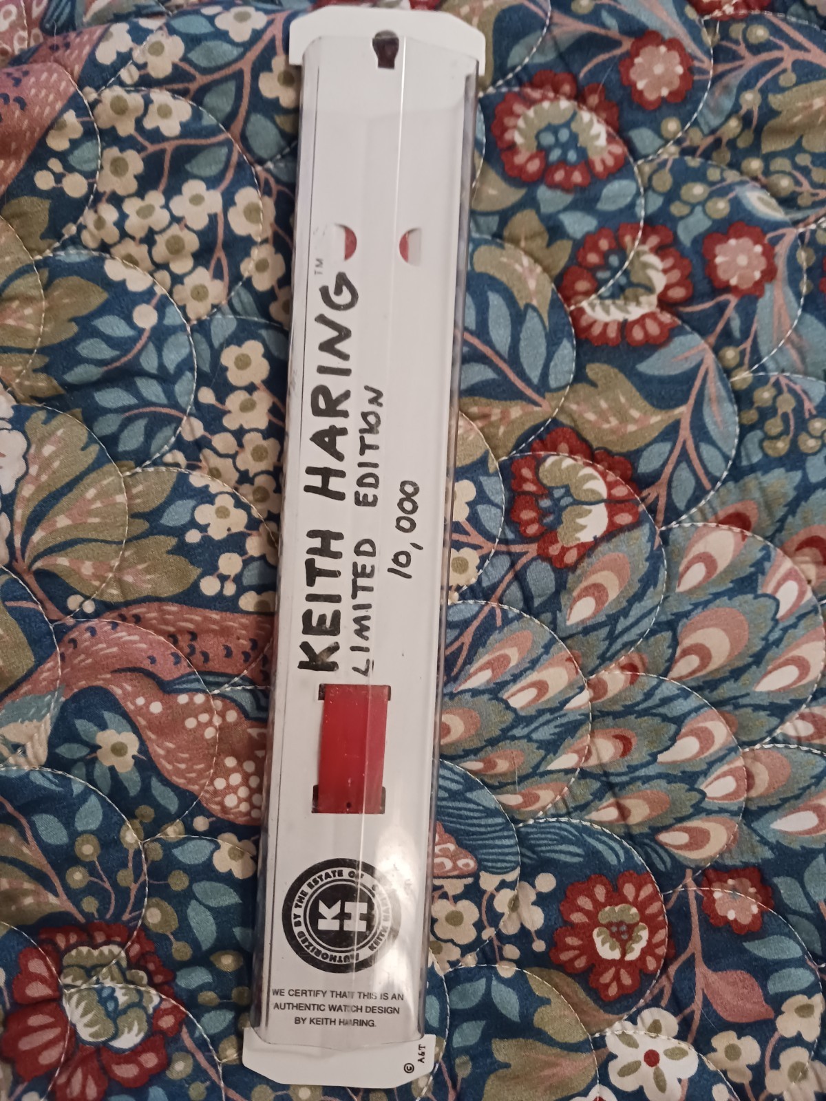 Vintage In Box Keith Haring Running Time Watch