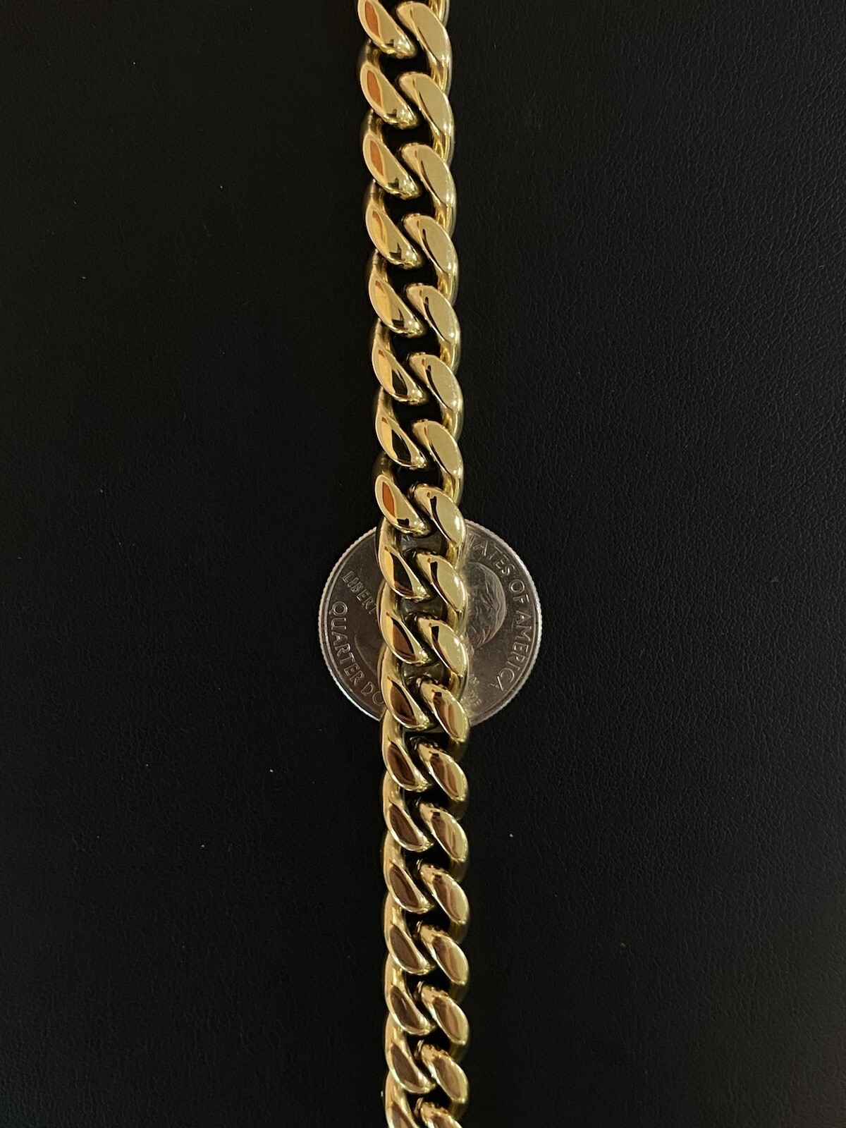 10mm Miami Cuban Link Bracelet 14k Gold Vermeil Stainless Mens Hip Hop Bracelet