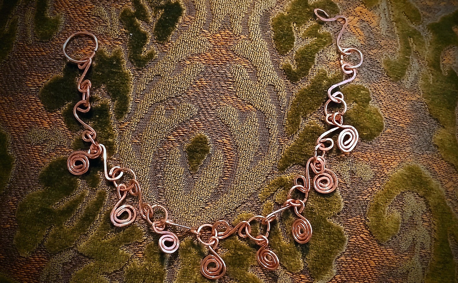 Handmade Pure Copper Charm Adjustable Anklet/Braclet