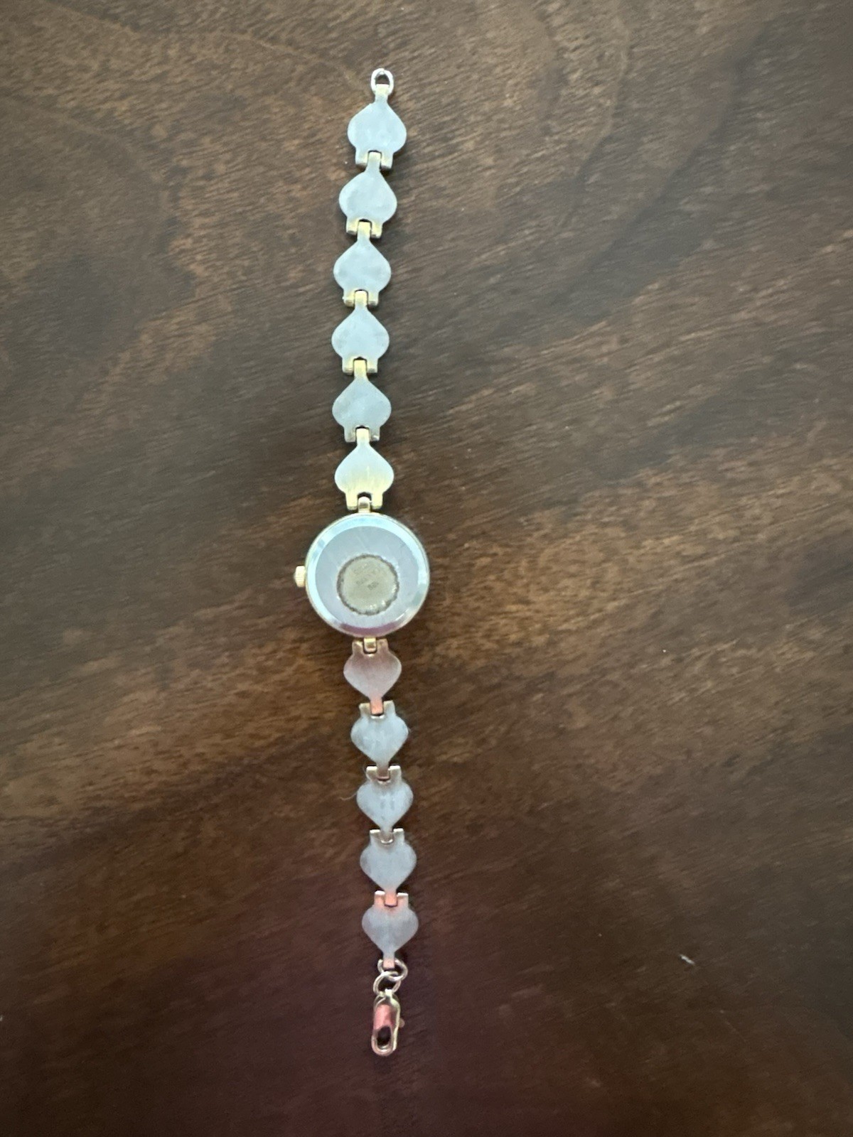 Repaired LA Express Abalone Women’s Heart Link Bracelet Wristwatch