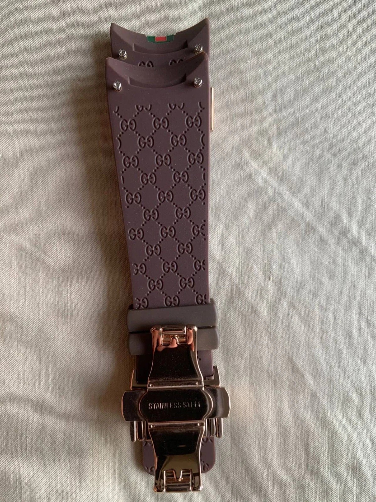 26MM Rubber replacement Watch Strap For I-Gucci Digital Men’s Watch YA114207