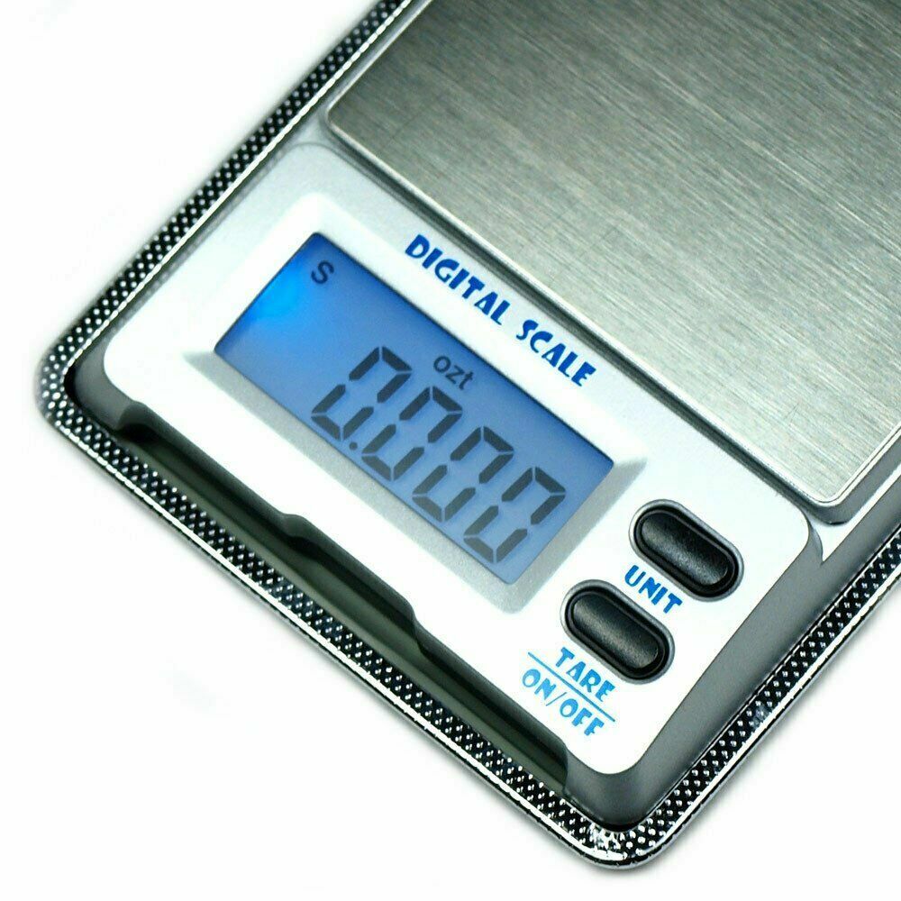 With Hard Case 500g x 0.01g Digital Pocket Scale 0.01g Precision Jewelry Scale