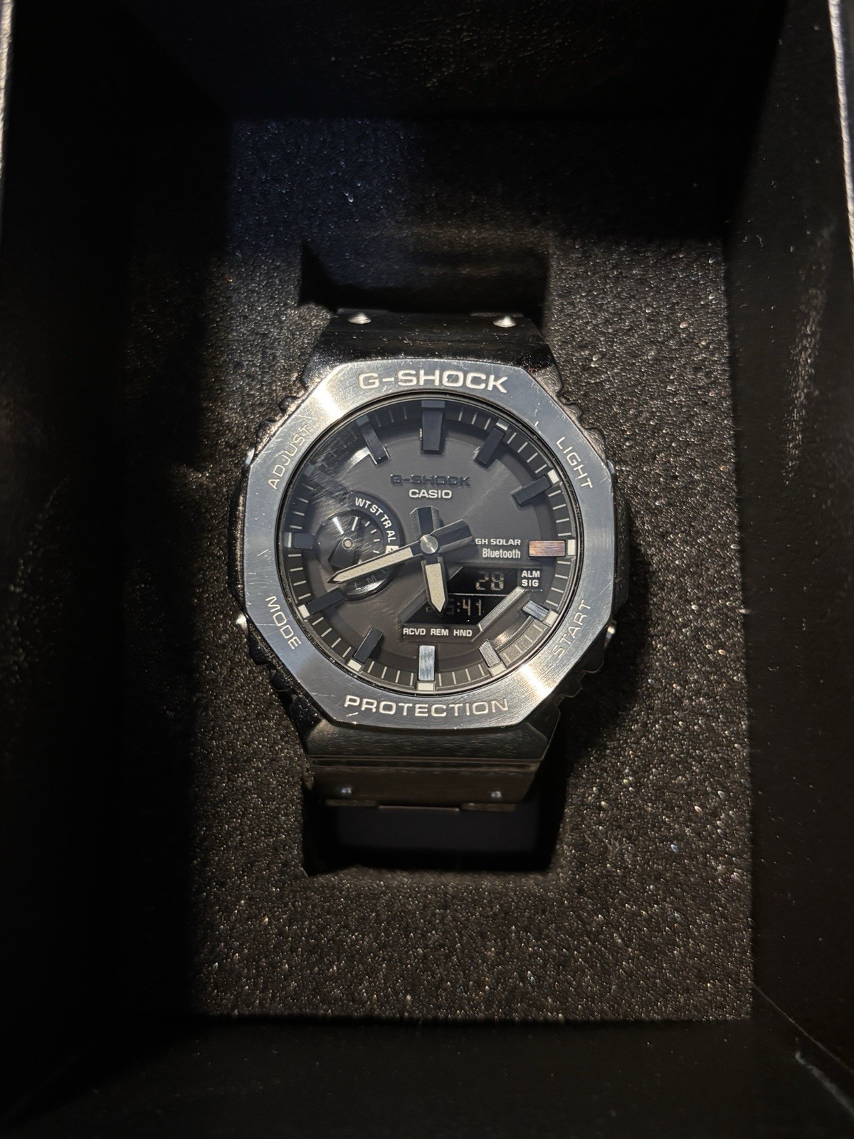 Casio G-SHOCK Bluetooth Tough Solar Analogue/Digital GMB2100D-1A Full Metal