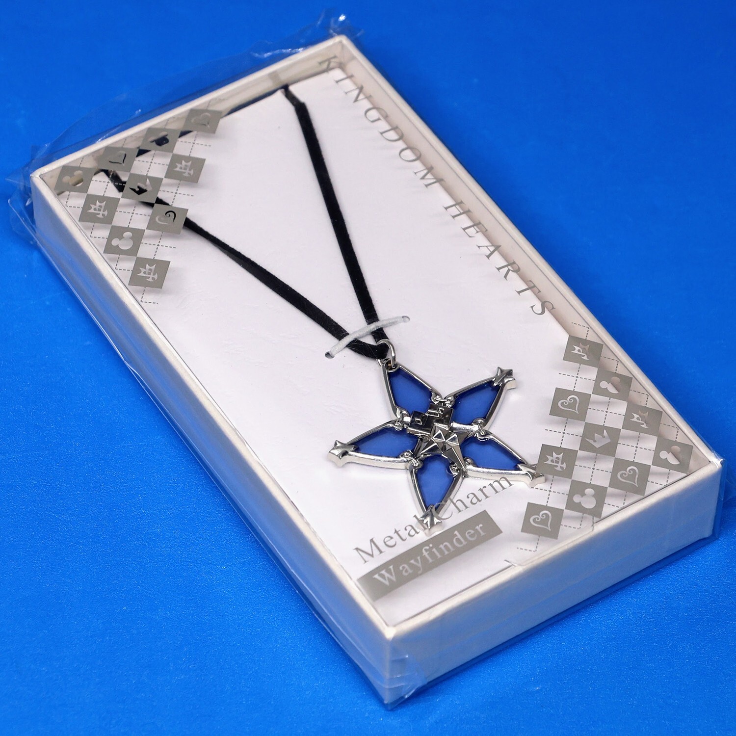 Kingdom Hearts Aqua Wayfinder Necklace Pendant Charm Figure Sora Kairi Jewelry