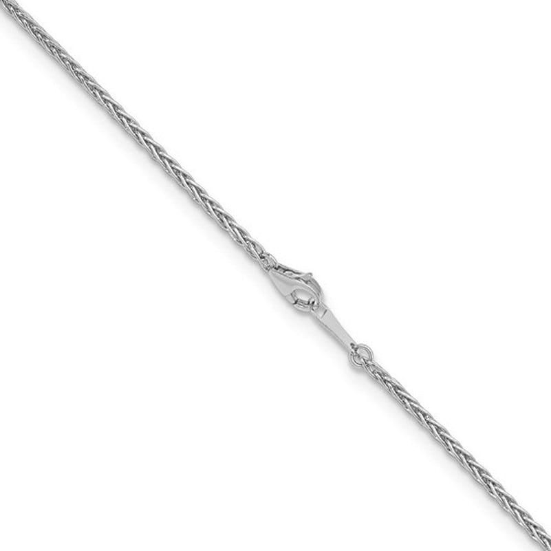 1.35mm Platinum PT950 Wheat Chain Necklace 16″ 18″ 20″ 24″ or 30″
