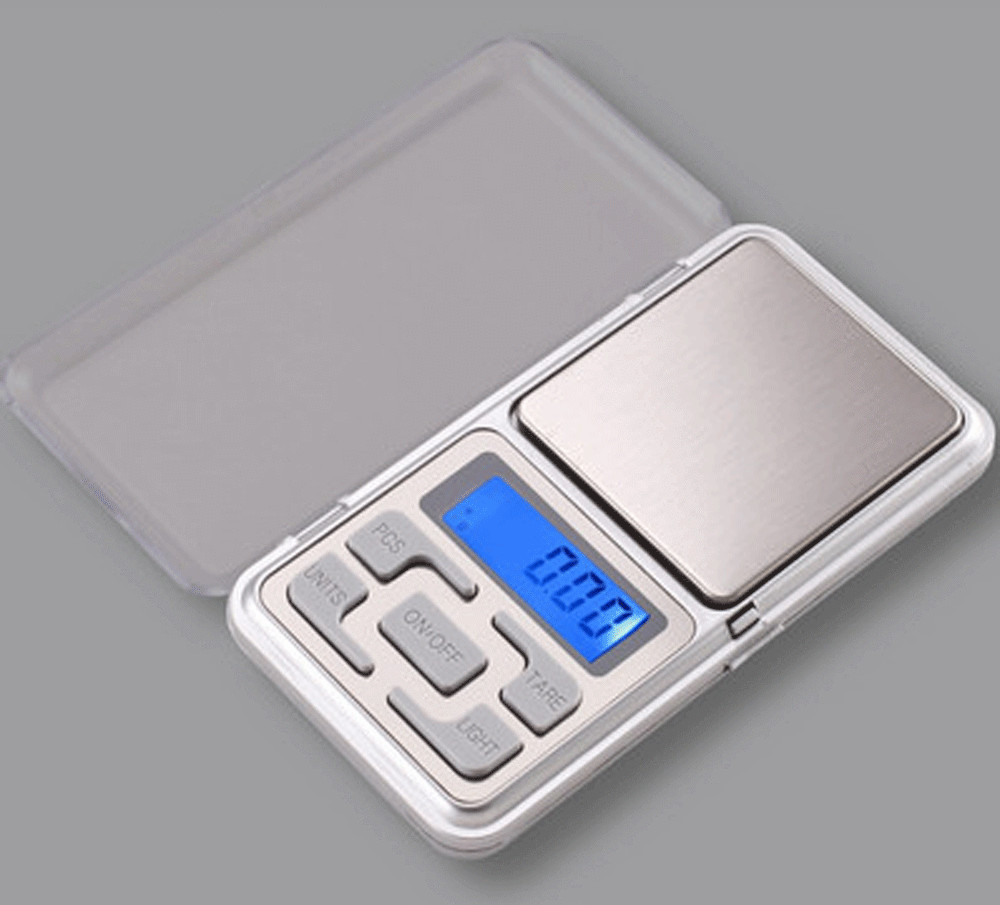 Digital 500g x 0.1g Scale Jewelry Portable Pocket Balance Gram OZ. LCD Herb Gold