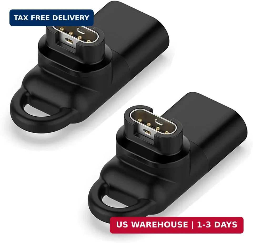 Charger Adapter for Garmin Watch, 2Pack USB-C Charging Cable Adapt for Venu 4 3