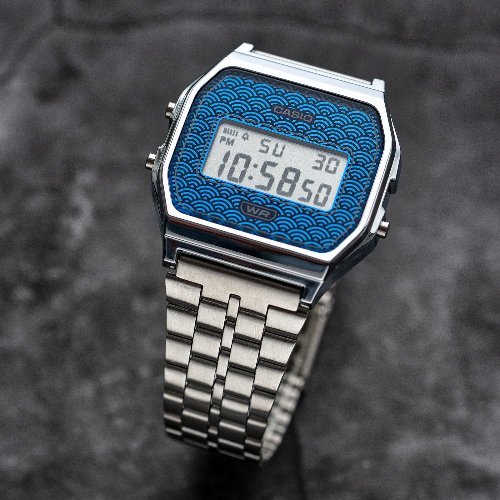 CASIO CLASSIC Series A159WEVJ-2 Made in Japan NEW Traditional Japanese pattern