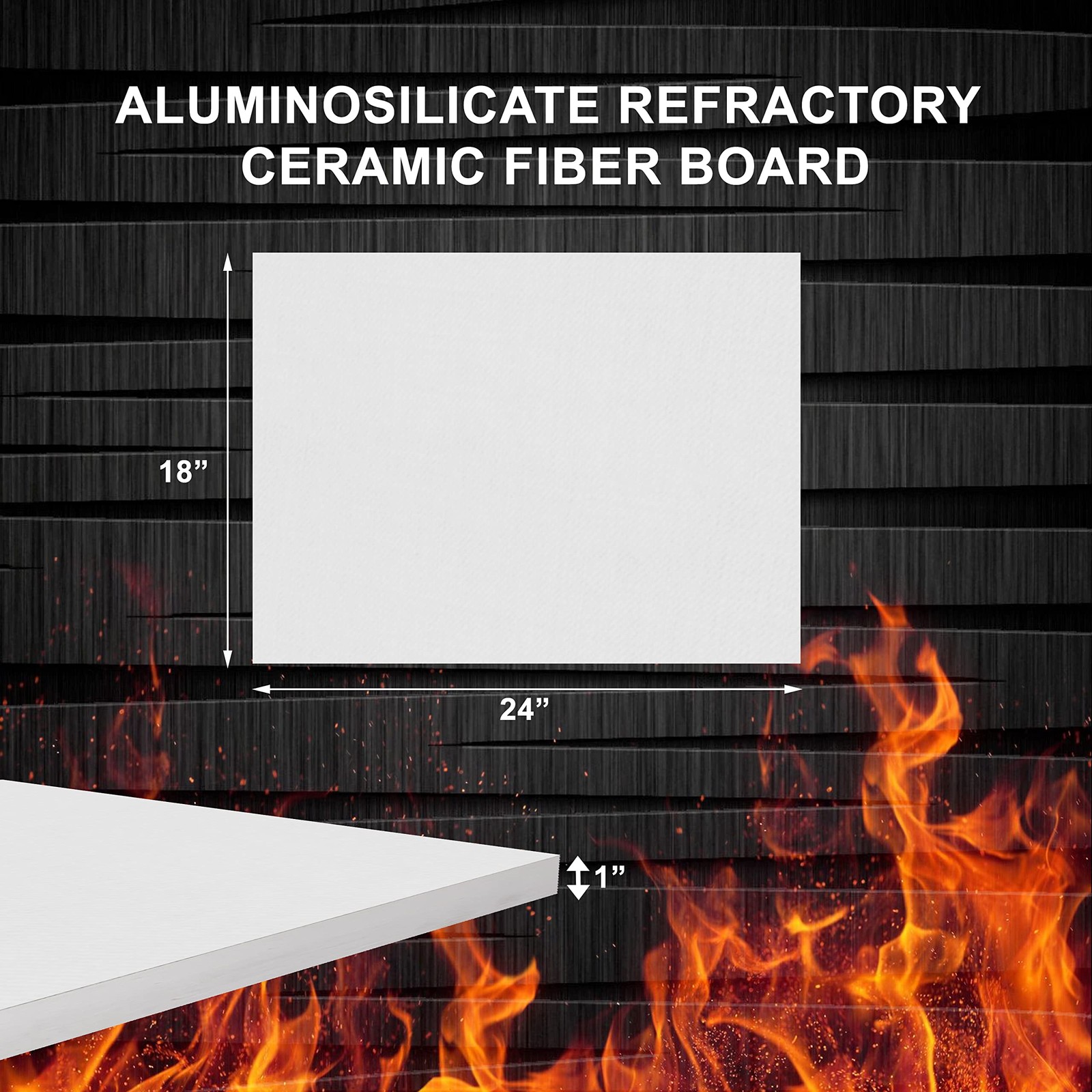 Simond Store Ceramic Fiber – 1 X 18 X 24 Ceramic Thermal
