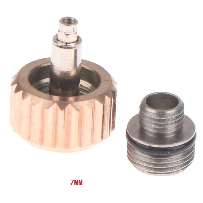 For Rolex Watch Replacement Crown 7mm Metal Repair Part Gold Silver Black Rose