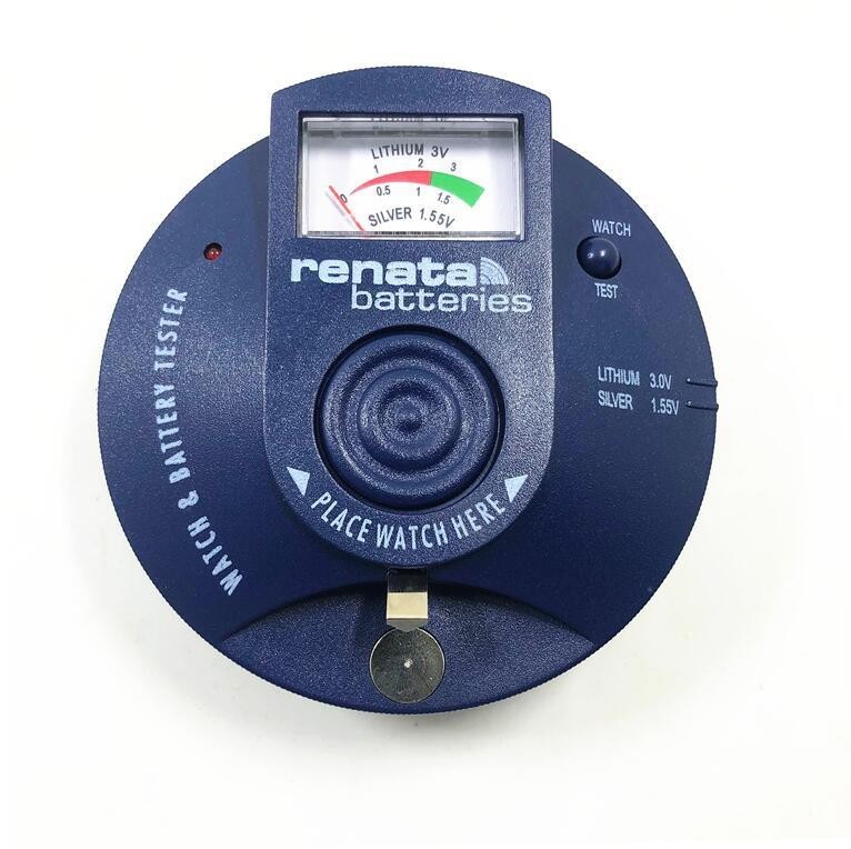 Watch Movement and Battery Tester Analog Gauge Lithium 3V Silver 1.55V Test