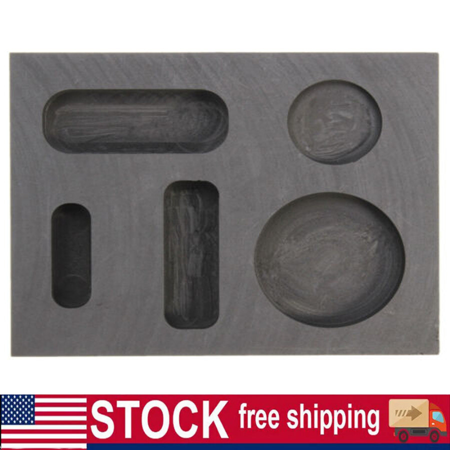 Graphite Ingot Casting Mold Combo Mould For Melting Refining Gold Silver Copper