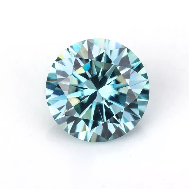 3 CT Natural Blue Diamond Round Cut VVS1 D Grade IDGL Certified 1 Free Gift R1J4