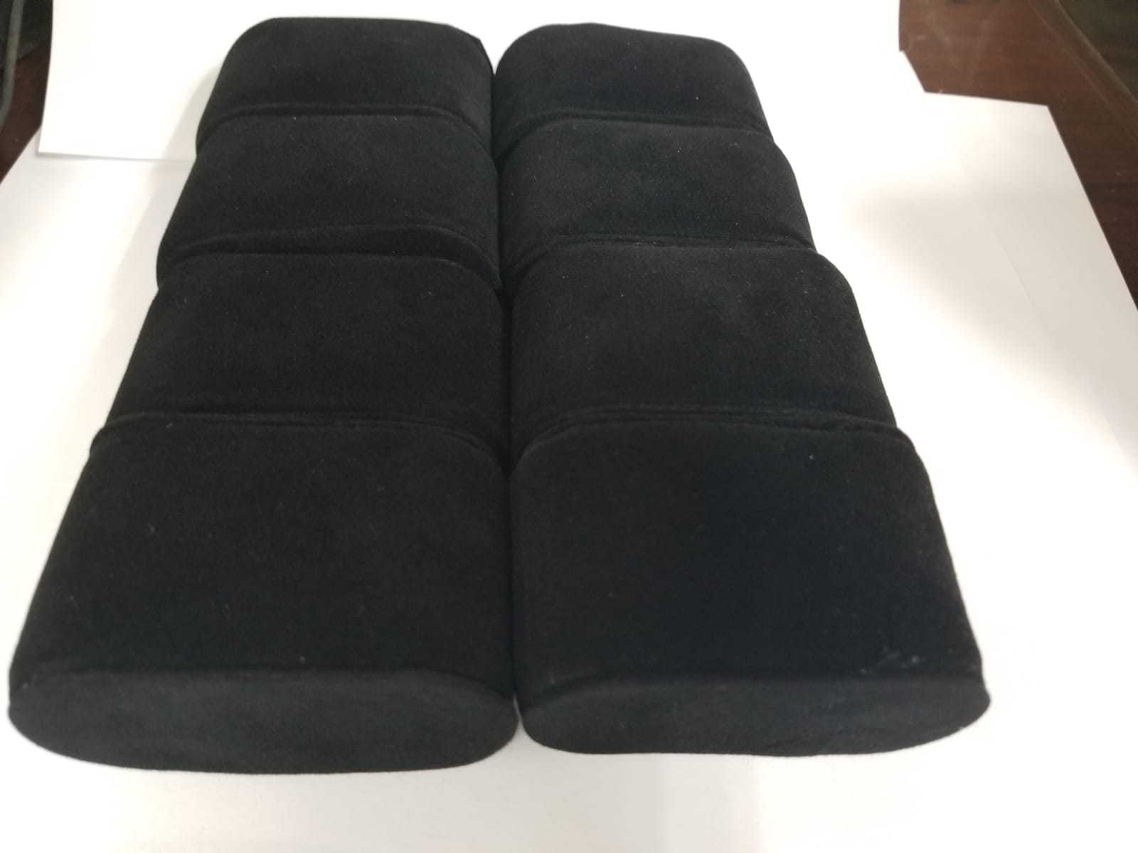 Set of 8 Black Velvet Watch Bracelet Pillows for Case Box Display Stand