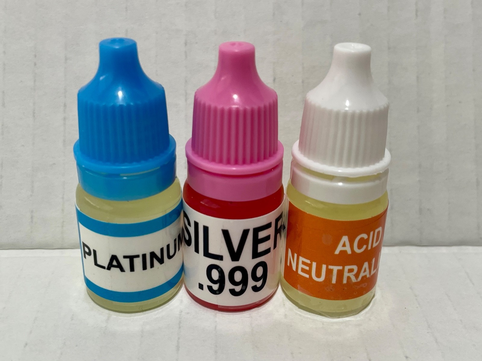 Gold Silver Platinum Testing Kit – Test 10k 14k 18k 22k-24k .999 .925 Sterling