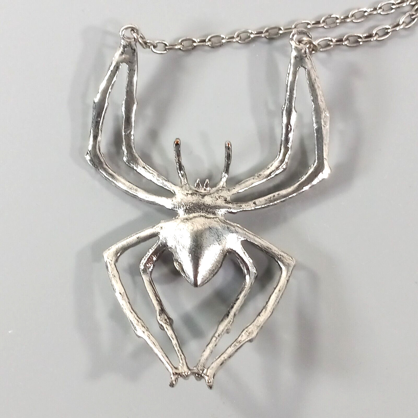 Spider Necklace Earring Sets Goth Halloween Rhinestone Fashion Jewelry Cosplay