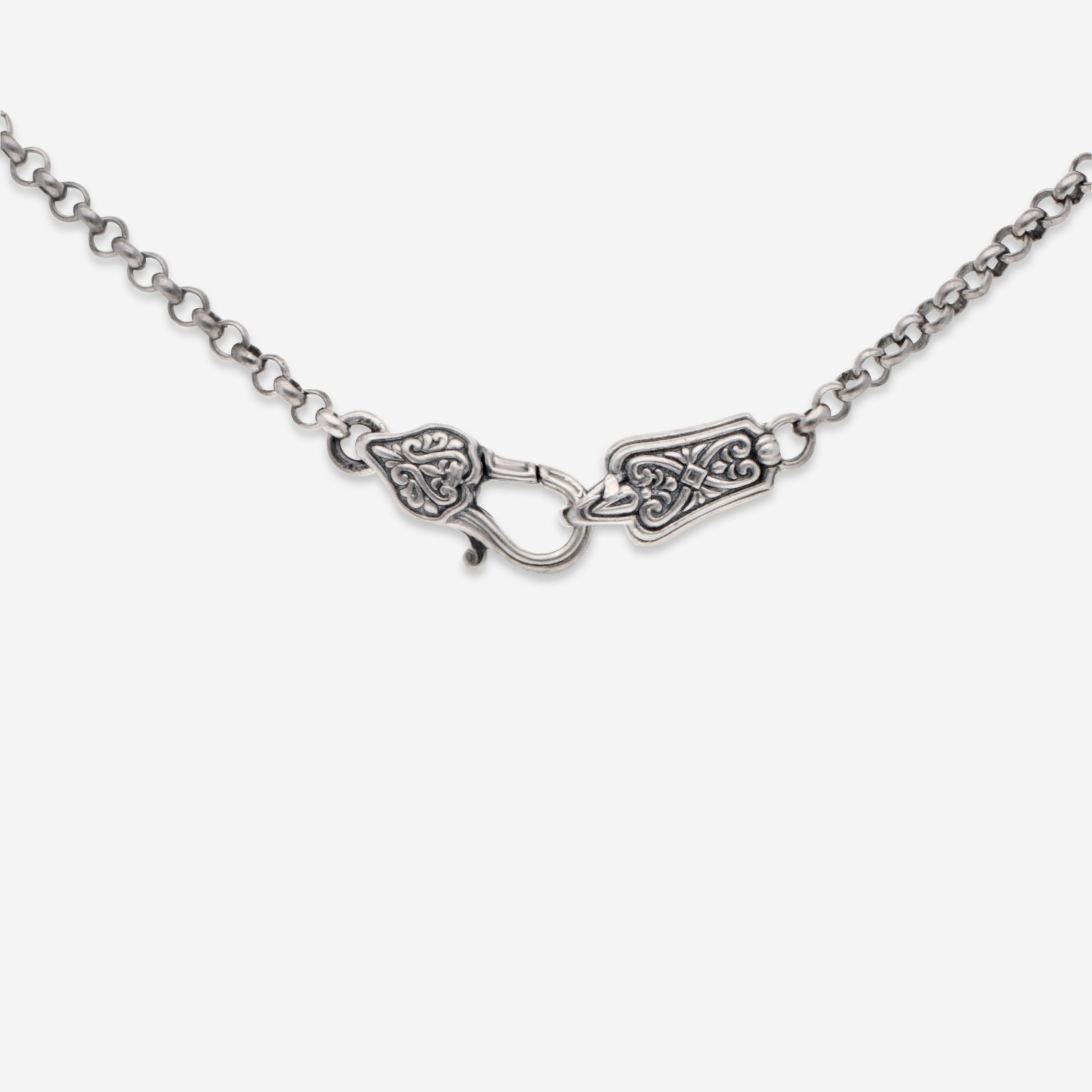 Konstantino Calypso SILVER, 18KT YELLOW GOLD, Onyx Crystal and Corundum Necklace