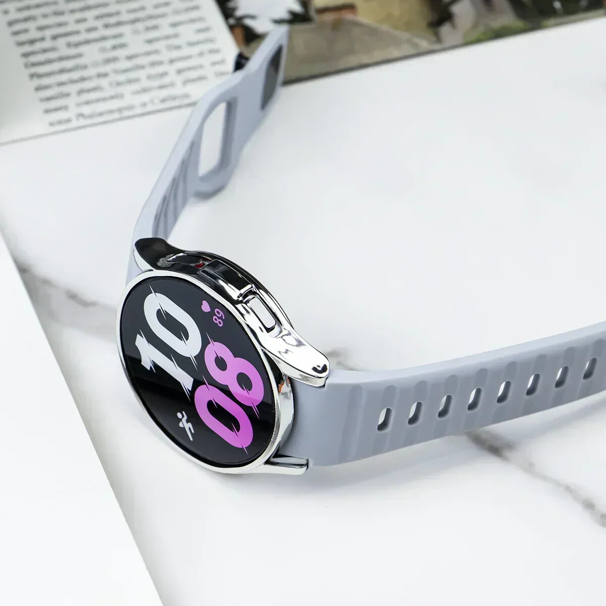 Silicone Band Strap+Case for Samsung Galaxy Watch 4 5 6 7 40/42/43/44/45/46/47mm