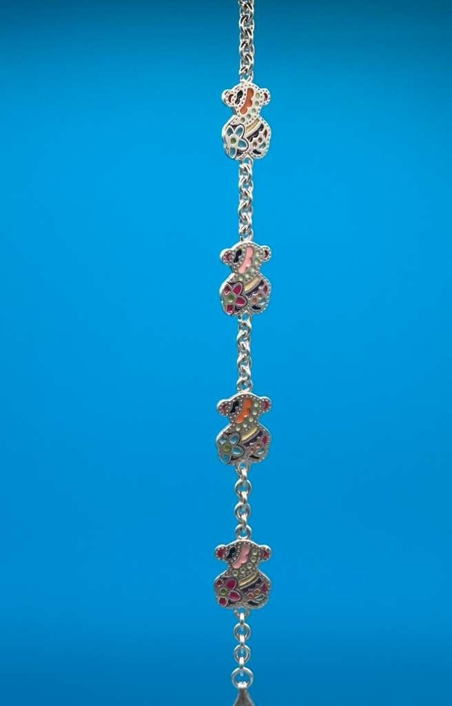 TOUS – Authentic Silver and Enamel Tous Bracelet