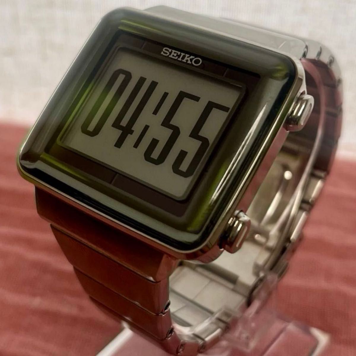 EPD Solar Radio Control Watch E-Ink EEPROM Battery Replaced From Japan