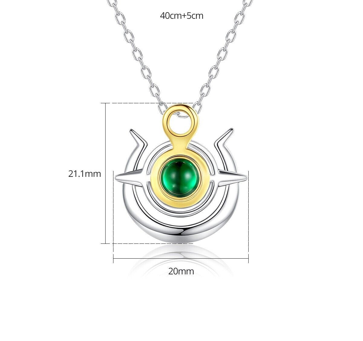 Moon Stone Regenerator Pendant Necklace League of Legends Male Female Necklace