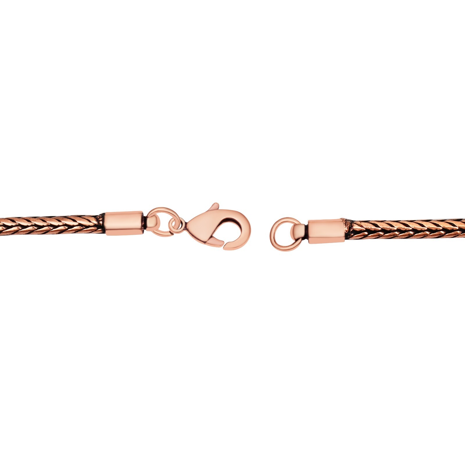 Pure Copper Wheat Chain 100% Oxidized Handmade Necklace Gift For Jewelry RJ-015