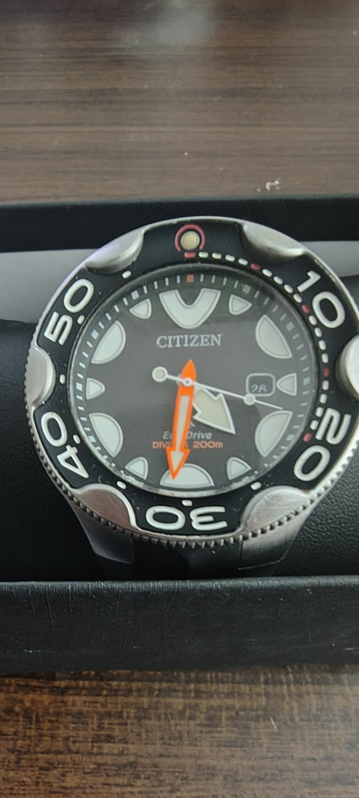 Citizen Eco-Drive Men’s Promaster Dive Orca Calendar Black Watch 46MM BN0230-04E