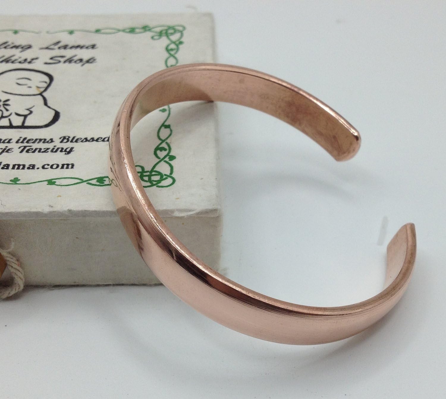 Authentic Hand Forged Copper Bracelet with Adjustable Sizes, Made in Nepal