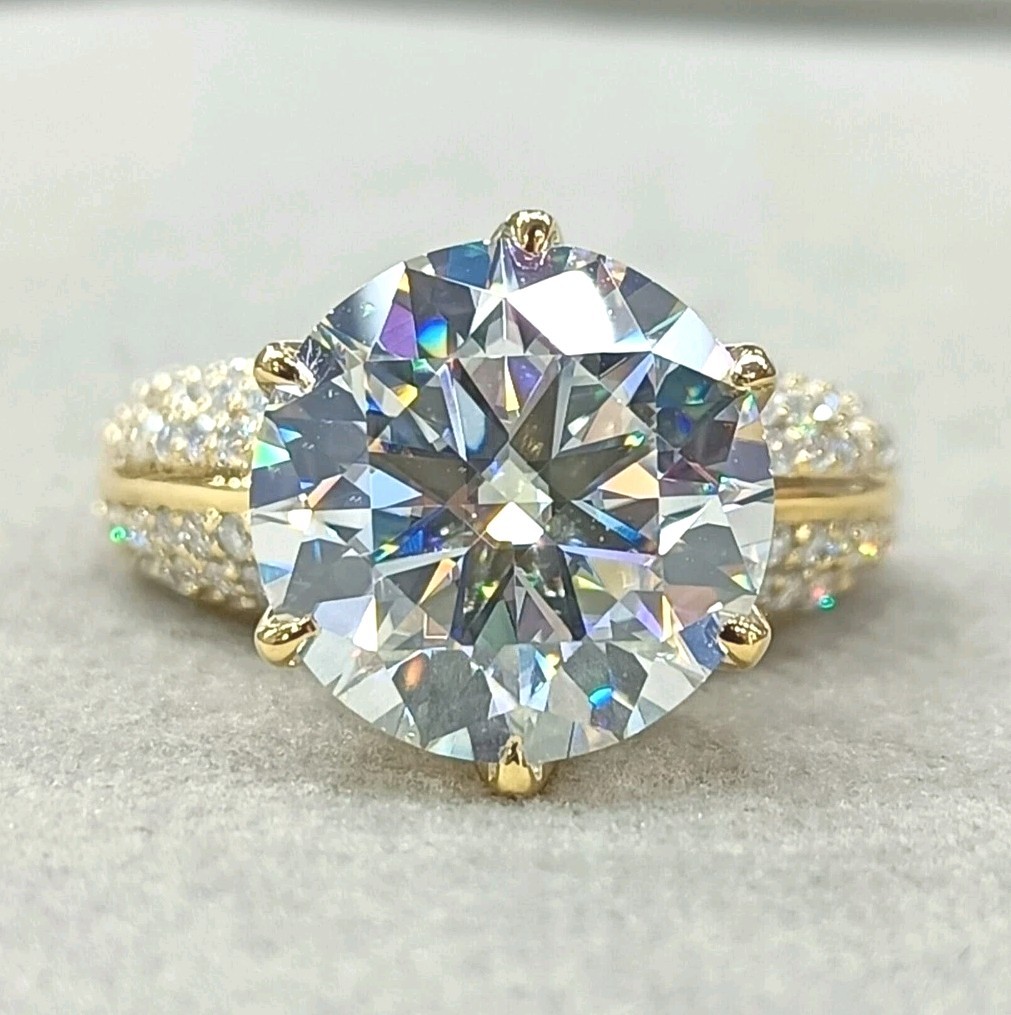 9 Ct Certified Treated Desinger White Diamond Promise Ring In 925 Silver