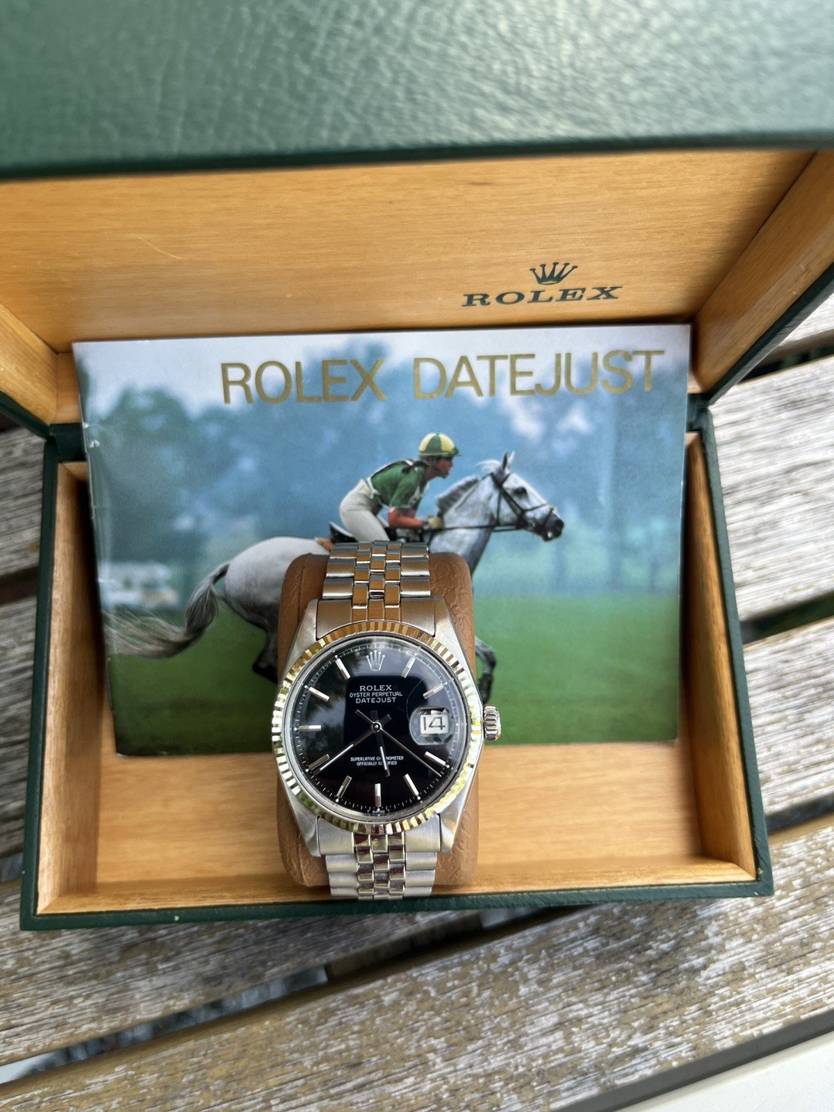 Rolex 1601 | 36mm | Folded Jubilee | Box & Booklet