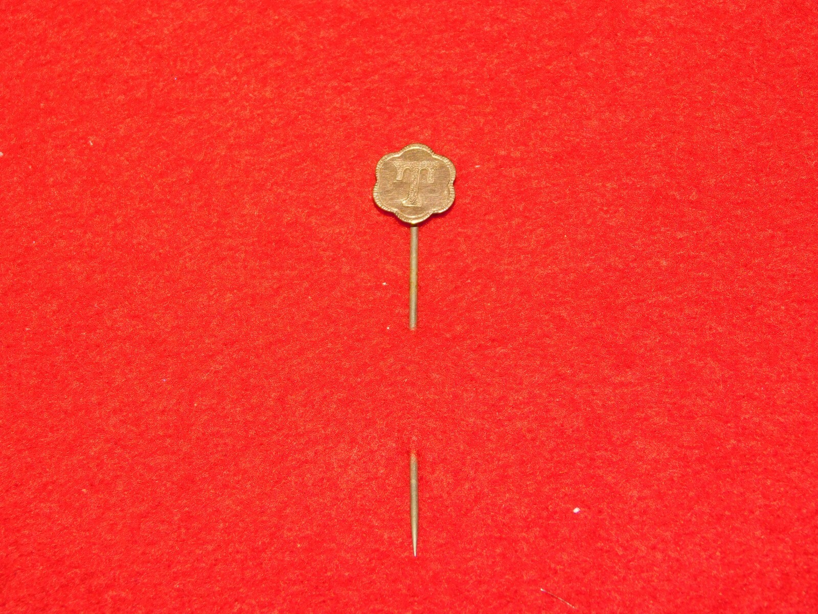 VINTAGE T STICK PIN