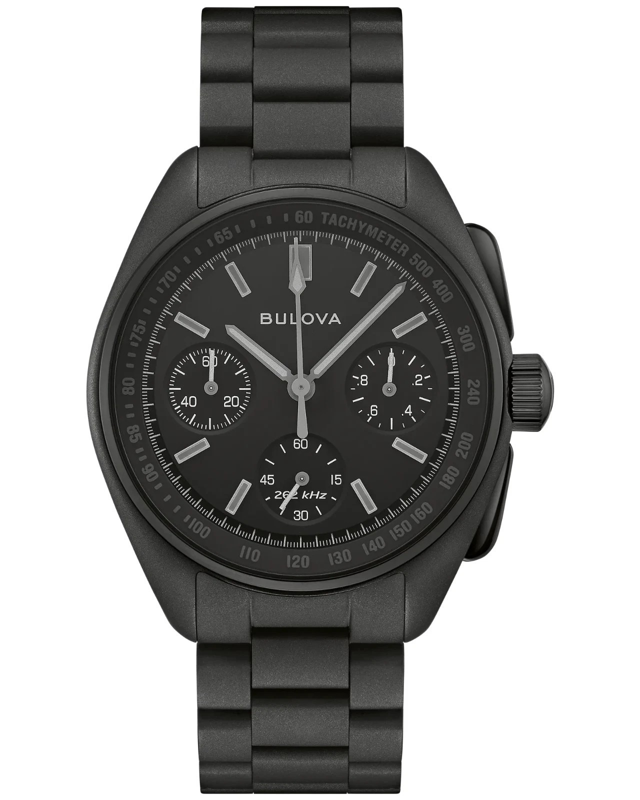 New Bulova 98A335 Lunar Pilot Black Hole Limited Edition Chronograph Watch