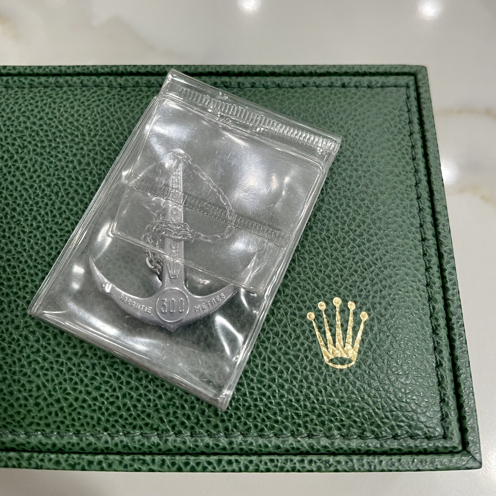 100% Authentic Rolex anchor 1000 Ft. 300 Meters Submariner 16610 14060 16613
