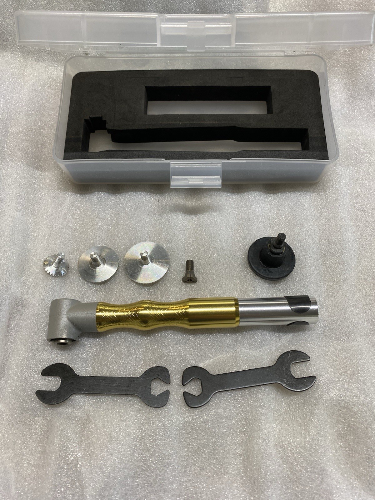 Angle 90 Degree Handpiece With Accessories & Case Fits Foredom Key Tip Cable #30