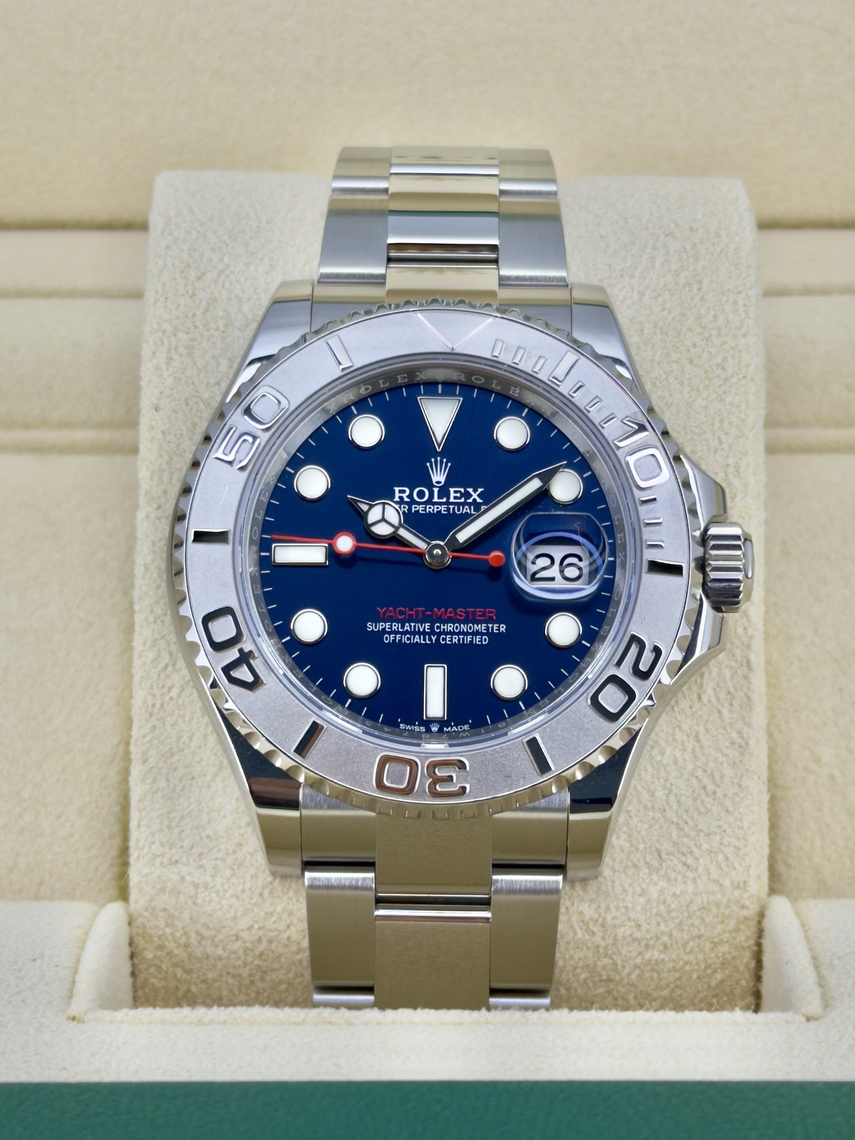 Rolex Yacht-Master Blue Dial on Oyster 126622 Complete 2022