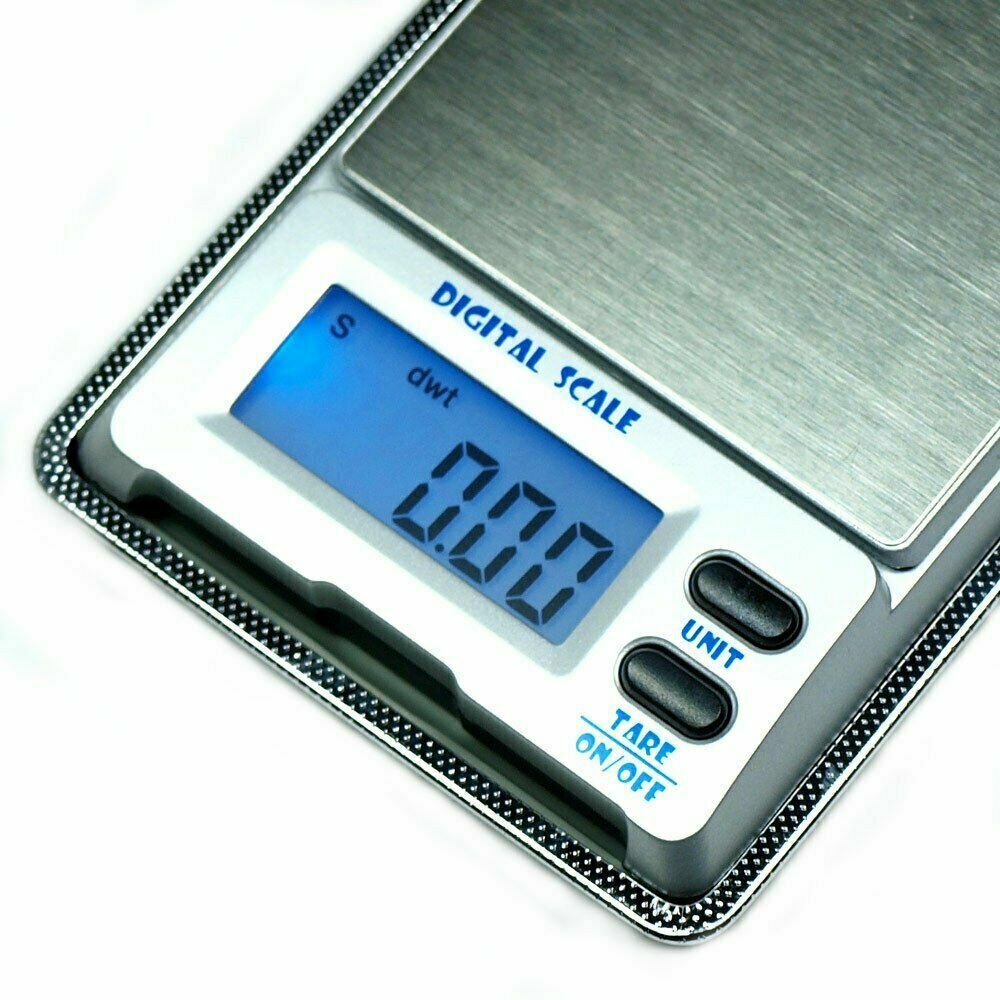 With Hard Case 500g x 0.01g Digital Pocket Scale 0.01g Precision Jewelry Scale