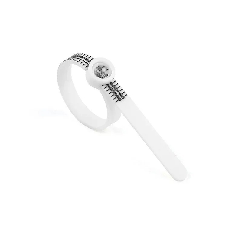 Ring Sizer with Magnifier – US/UK/EU/HK Jewelry Measuring Ruler for Finger