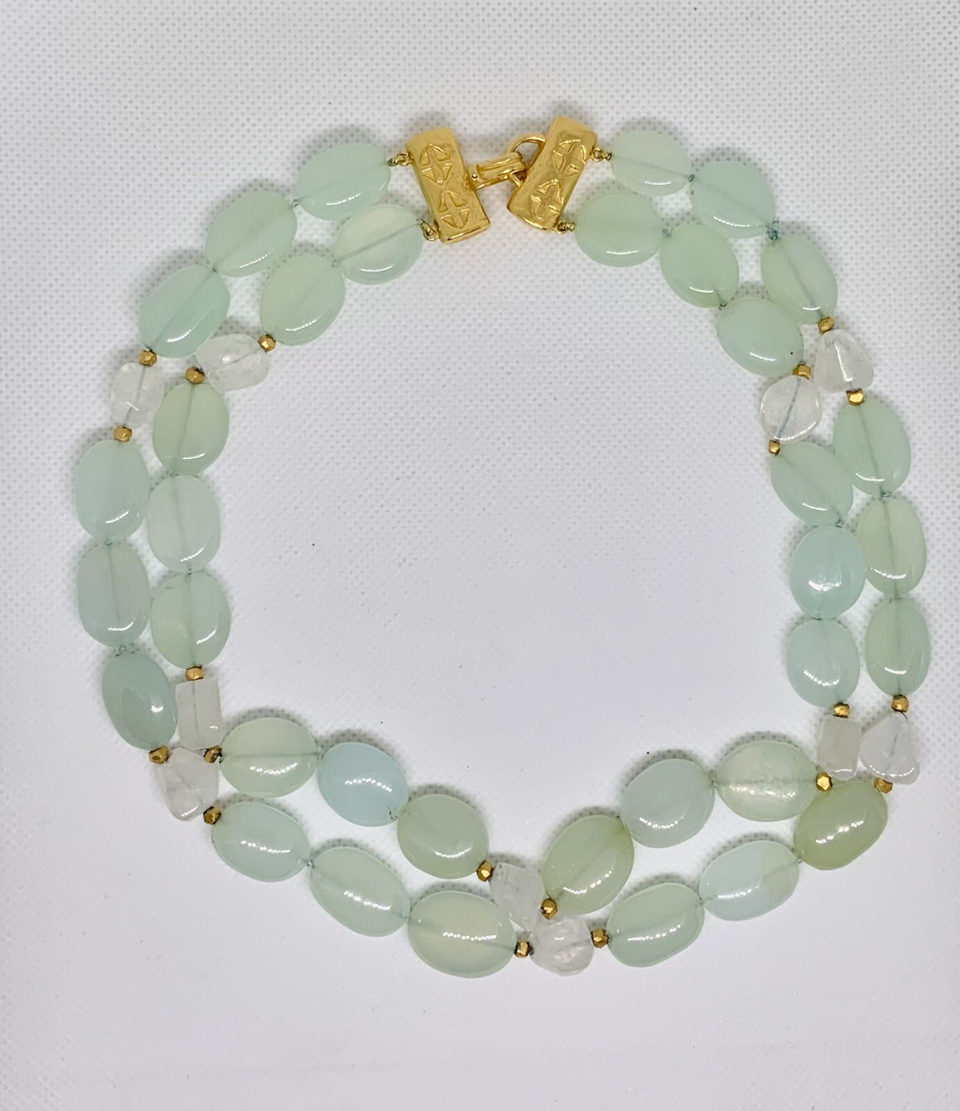 Jaded Jewels NYC Double Strand Bead Necklace