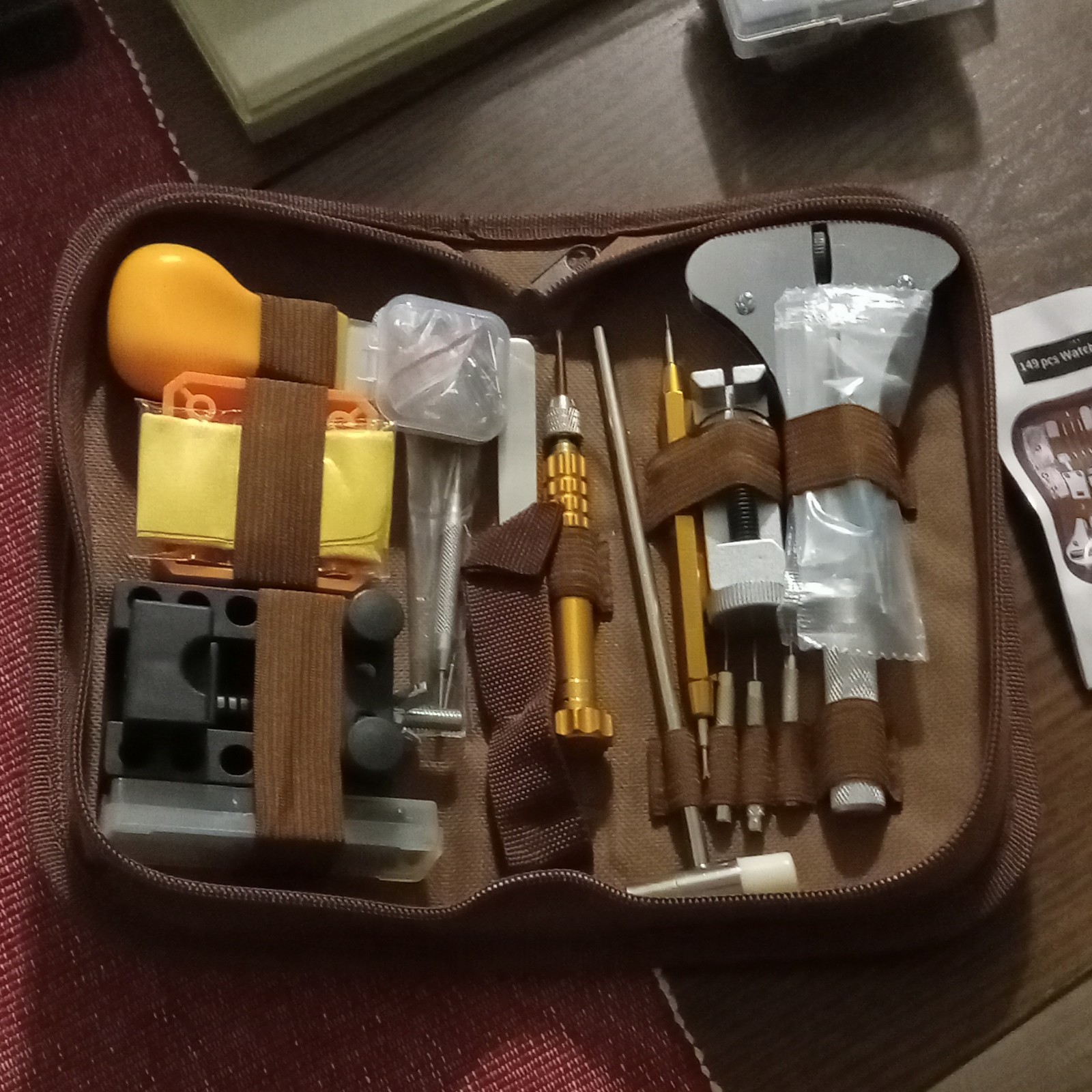 Watch Repair Tool Kit with Precision Screwdrivers, Tweezers and Tools
