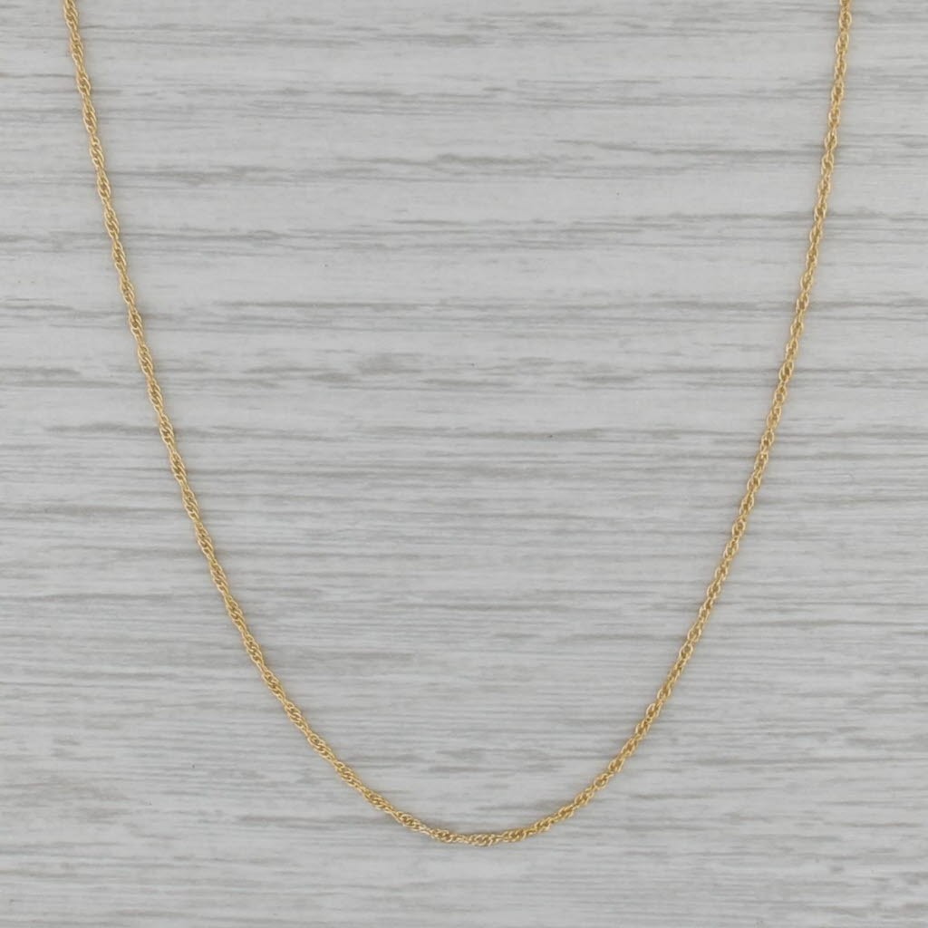 17.75″Rope Chain Necklace 0.9mm