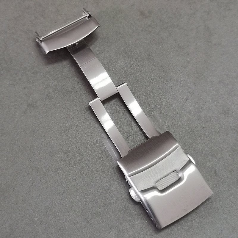 316L Stainless Steel Solid Watch Buckle Watch Band Clasp 16-24mm US Stock