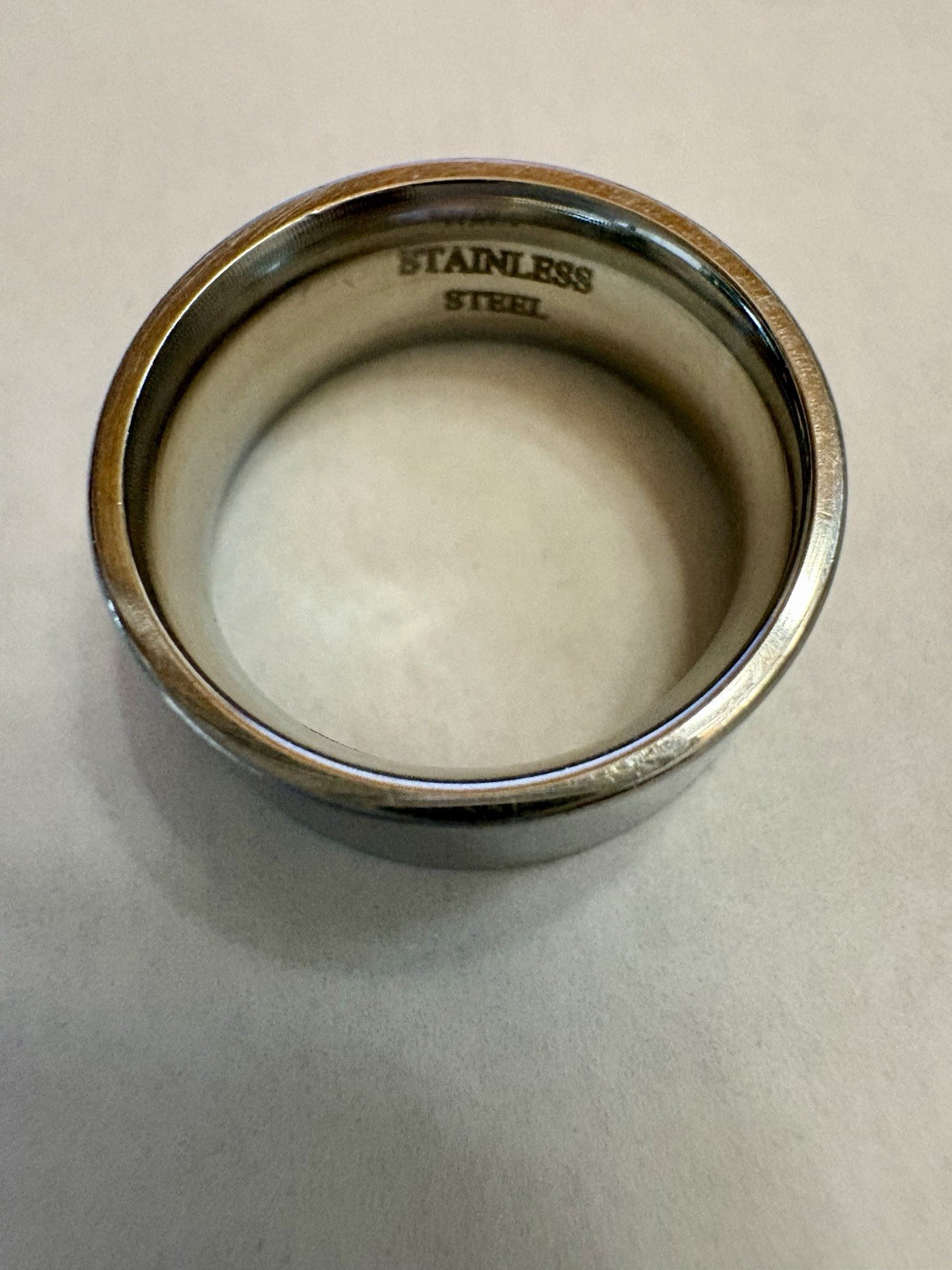 Milor Stainless Steel 7mm Smooth Flat Band Ring Size 5.5 (purchased as Size 6)