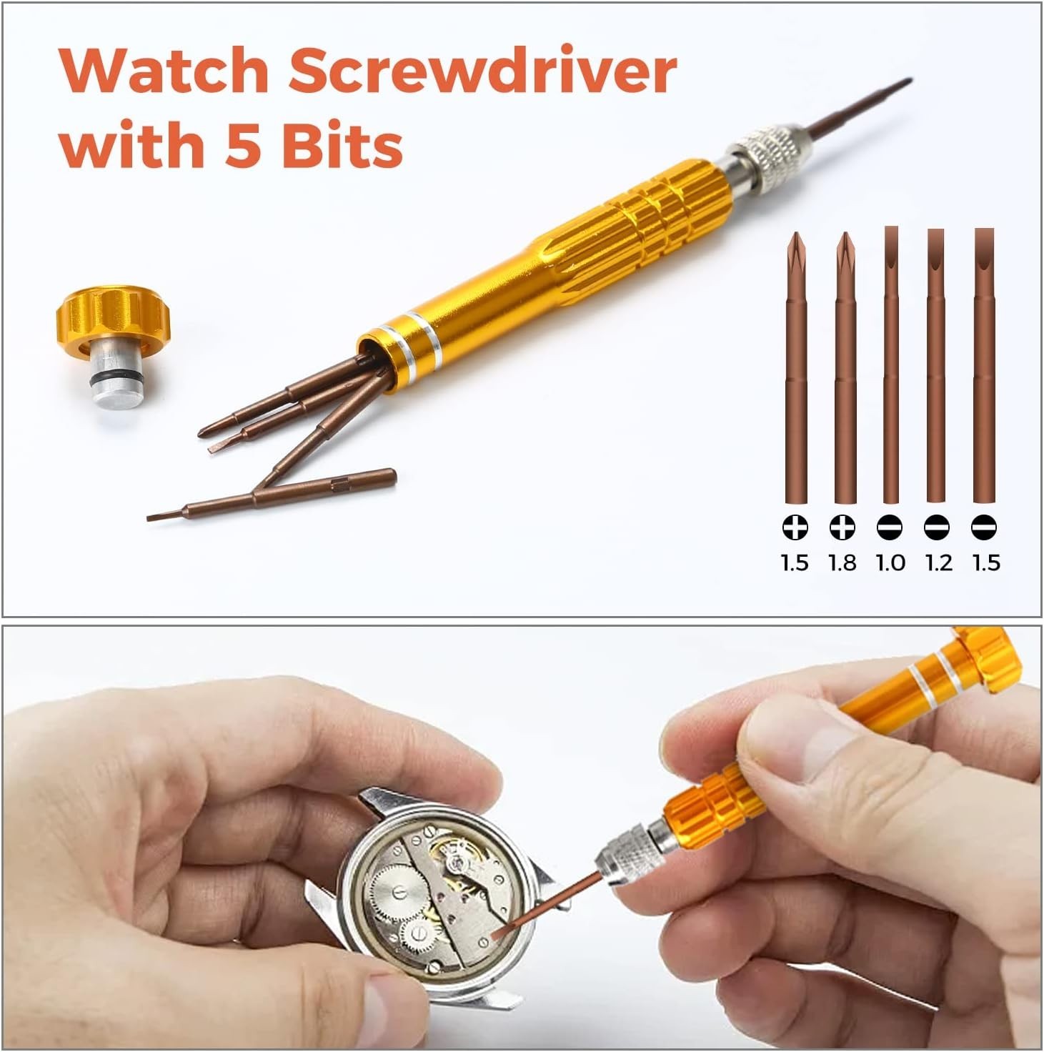 Luxury Watch Repair Tool Set – Battery Change & Strap Adjustment for Enthusiasts