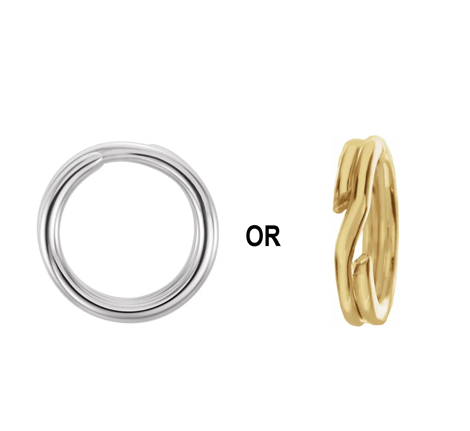 14K Gold or Silver Pearl Bead Strand Kit-Clasp,Cable Thimble,Crimp,Tube,String++
