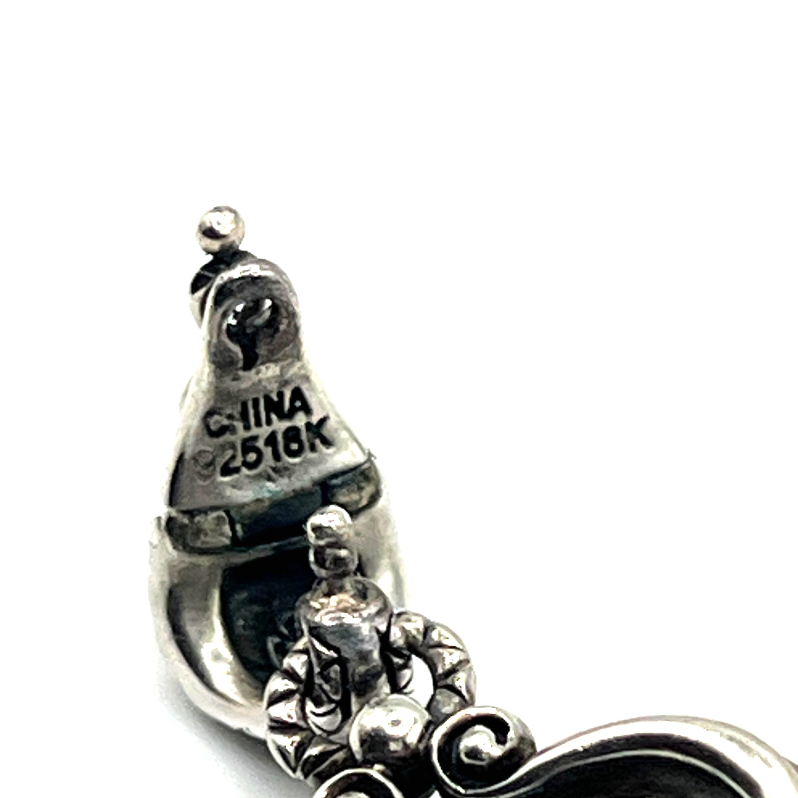Barbara Bixby Key Enhancer Pendant Turquoise Heart Clover Sterling 925 & 18K